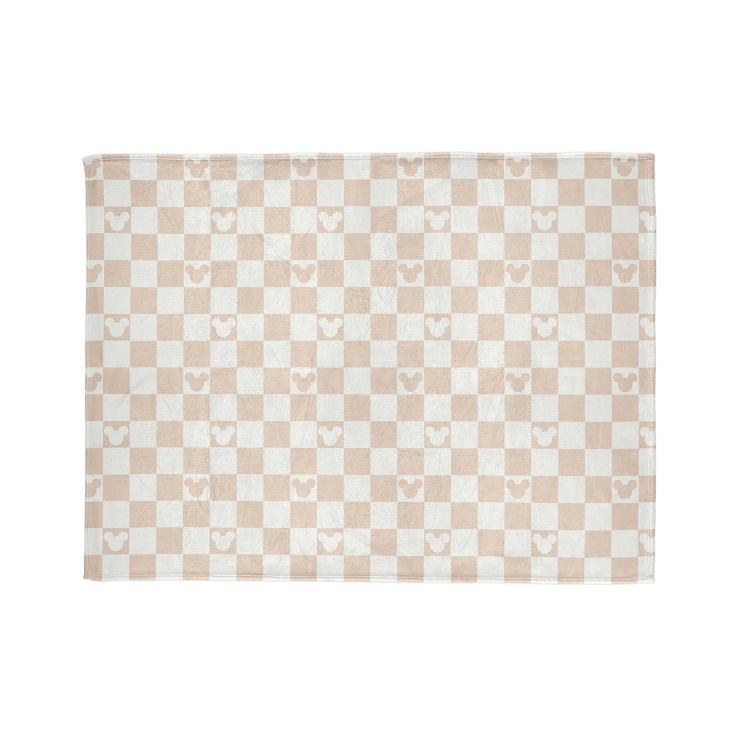 Oh Mickey (tan) Plush Blanket