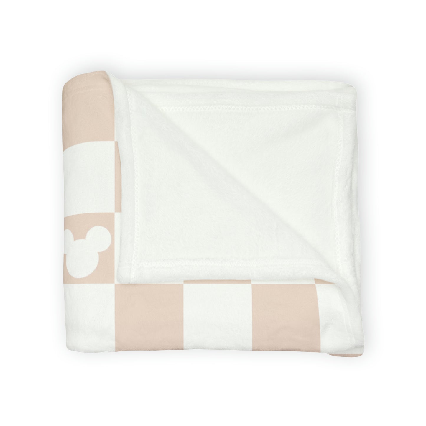 Oh Mickey (tan) Plush Blanket