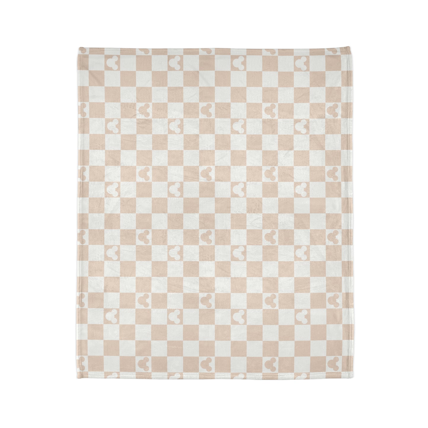 Oh Mickey (tan) Plush Blanket