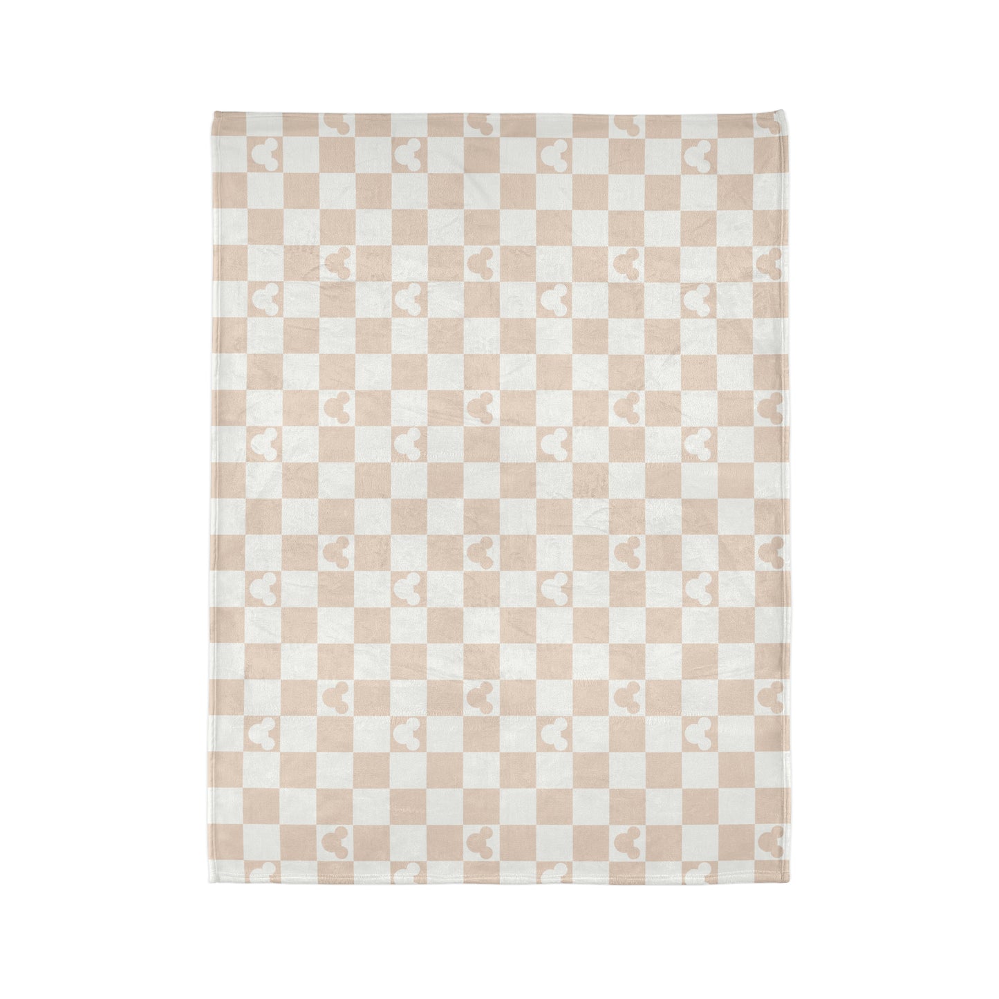 Oh Mickey (tan) Plush Blanket
