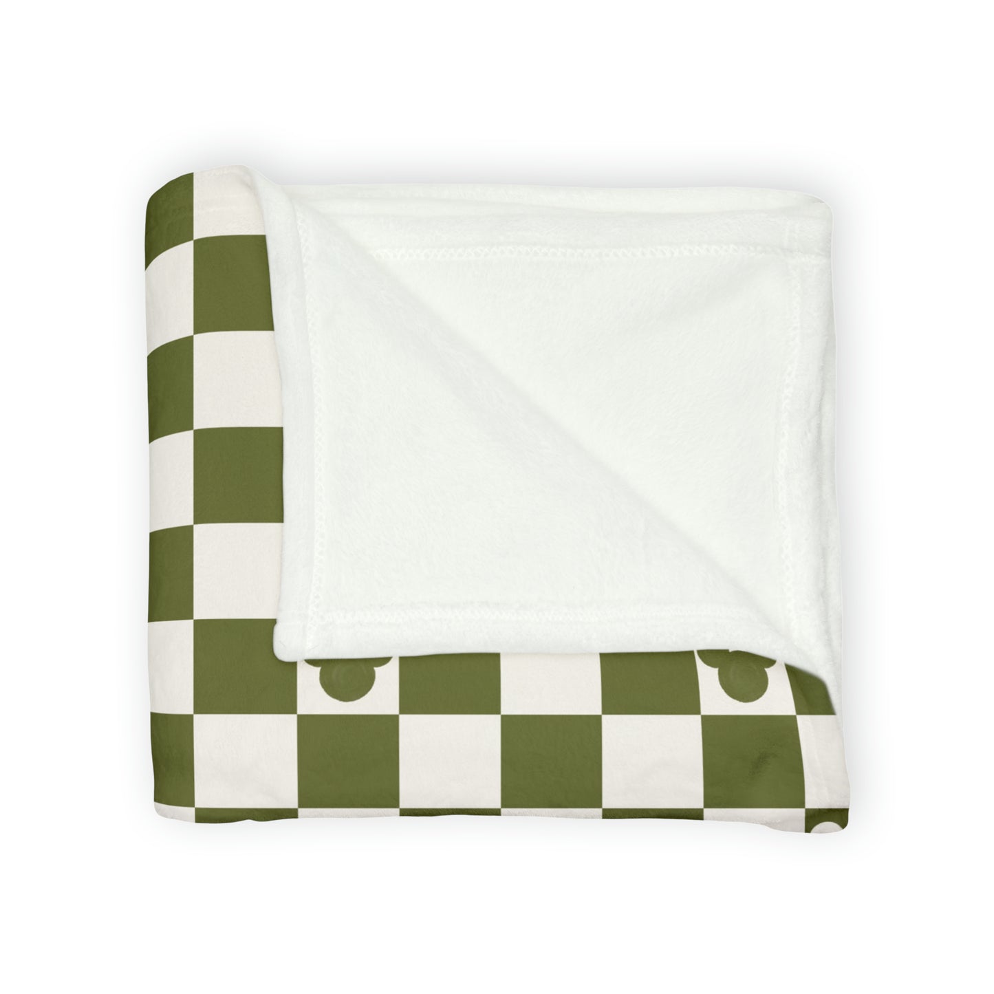 Oh Mickey (green) Plush Blanket