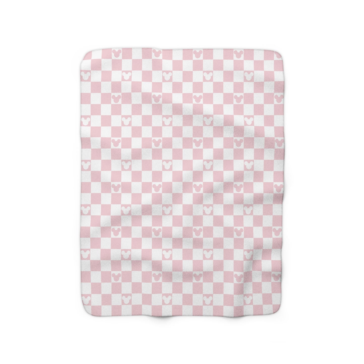 Oh Mickey (pink) Sherpa Fleece Blanket