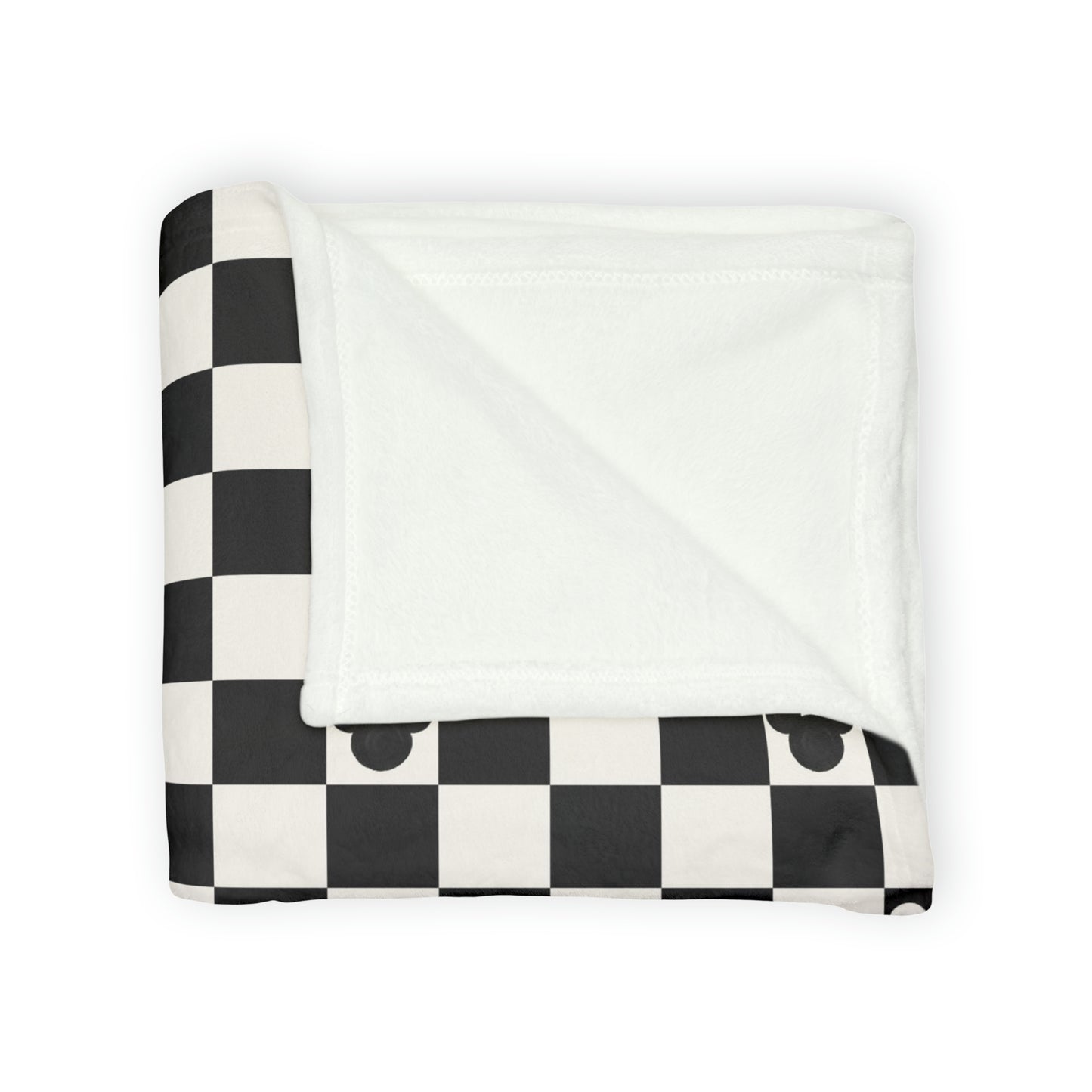 Oh Mickey (black) Plush Blanket