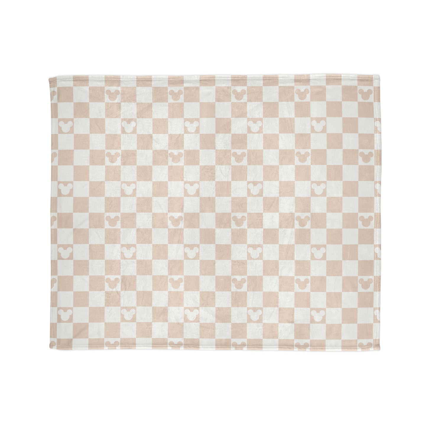 Oh Mickey (tan) Plush Blanket